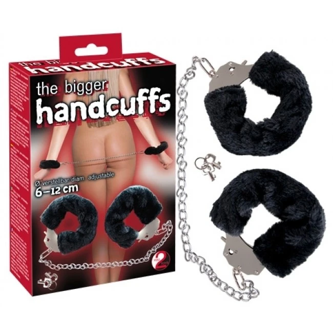 You2Toys Bigger Furry Handcuffs 6-12cm 3 You2Toys Bigger Furry Handcuffs 6-12cm