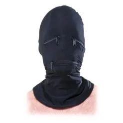 Fetish Fantasy Series FFS Zipper Face Hood Black
