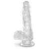 King Cock Clear KCC 6 Cock With Balls