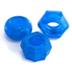 CLASSIX C Deluxe Cock Ring Set Blue -Sex Toys Verkäufe 05452280000 2