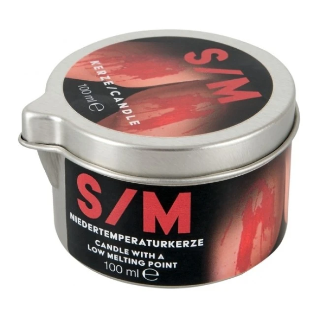 Kein Label S/M Kerze Rot Tiegel 100ml 3 Kein Label S/M Kerze Rot Tiegel 100ml