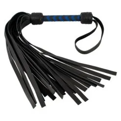 Zado Leder Flogger Schwarz/royal
