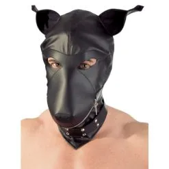 Fetish Collection Lederimitat Dog Mask